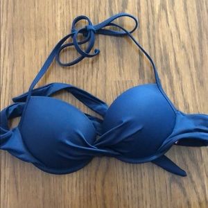 Navy bikini push up top!
